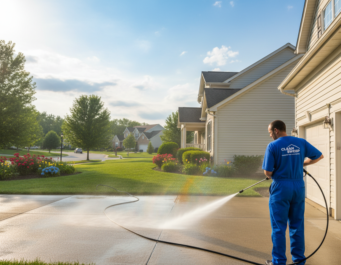 Pressure Washing In Lewis Center